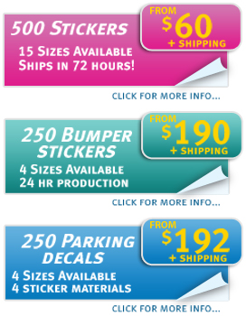 sticker specials