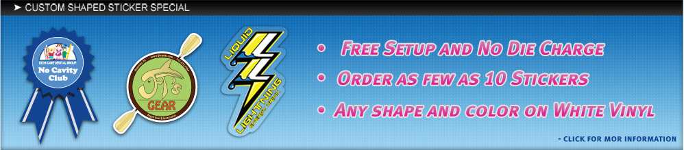 Custom Shaped Stickers