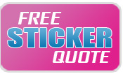 free sticker quote