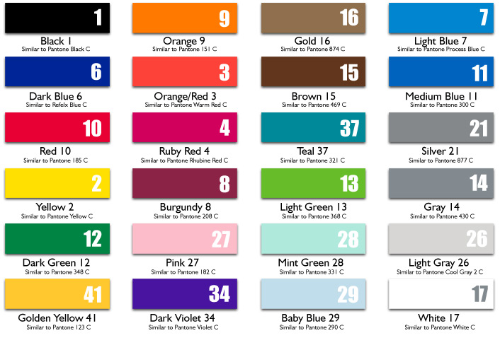 stock colors